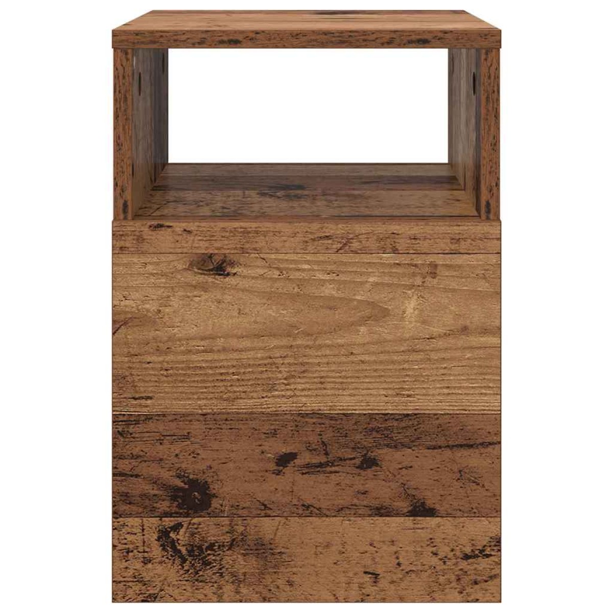vidaXL End Table 2 τμχ. Παλιό ξύλο 30,5 x 30 x 45 εκ
