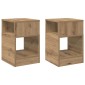 vidaXL End Table 2 τμχ. Artisan Oak 30,5 x 30 x 45 εκ