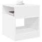 vidaXL End Table 2 τμχ. Λευκό 40,5 x 40 x 45 εκ Επεξεργασμένο Ξύλο