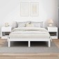 vidaXL End Table 2 τμχ. Λευκό 40,5 x 40 x 45 εκ Επεξεργασμένο Ξύλο