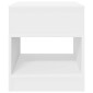 vidaXL End Table 2 τμχ. Λευκό 40,5 x 40 x 45 εκ Επεξεργασμένο Ξύλο