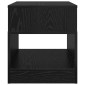 vidaXL End Table Μαύρη Οξυά 40,5 x 40 x 45 εκ Επεξεργασμένο Ξύλο
