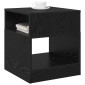vidaXL End Table 2 τμχ. Μαύρη Οξυά 40,5 x 40 x 45 εκ