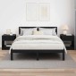 vidaXL End Table 2 τμχ. Μαύρη Οξυά 40,5 x 40 x 45 εκ