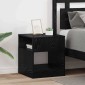vidaXL End Table 2 τμχ. Μαύρη Οξυά 40,5 x 40 x 45 εκ