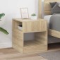 vidaXL End Table Δρύς Sonoma 40,5 x 40 x 45 εκ Επεξεργασμένο Ξύλο