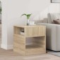vidaXL End Table Δρύς Sonoma 40,5 x 40 x 45 εκ Επεξεργασμένο Ξύλο