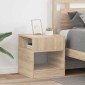 vidaXL End Table 2 τμχ. Δρύς Sonoma 40,5 x 40 x 45 εκ