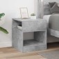 vidaXL End Table Σκυρόδεμα Γκρι 40,5 x 40 x 45 εκ Επεξεργασμένο Ξύλο