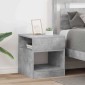vidaXL End Table 2 τμχ. Σκυρόδεμα Γκρι 40,5 x 40 x 45 εκ
