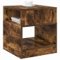 vidaXL End Table Καπνιστό Δρύς 40,5 x 40 x 45 εκ Επεξεργασμένο Ξύλο