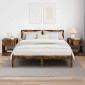vidaXL End Table 2 τμχ. Καπνιστό Δρύς 40,5 x 40 x 45 εκ