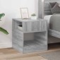 vidaXL End Table Γκρίζο Σονομα 40,5 x 40 x 45 εκ Επεξεργασμένο Ξύλο