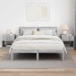 vidaXL End Table 2 τμχ. Γκρίζο Σονομα 40,5 x 40 x 45 εκ
