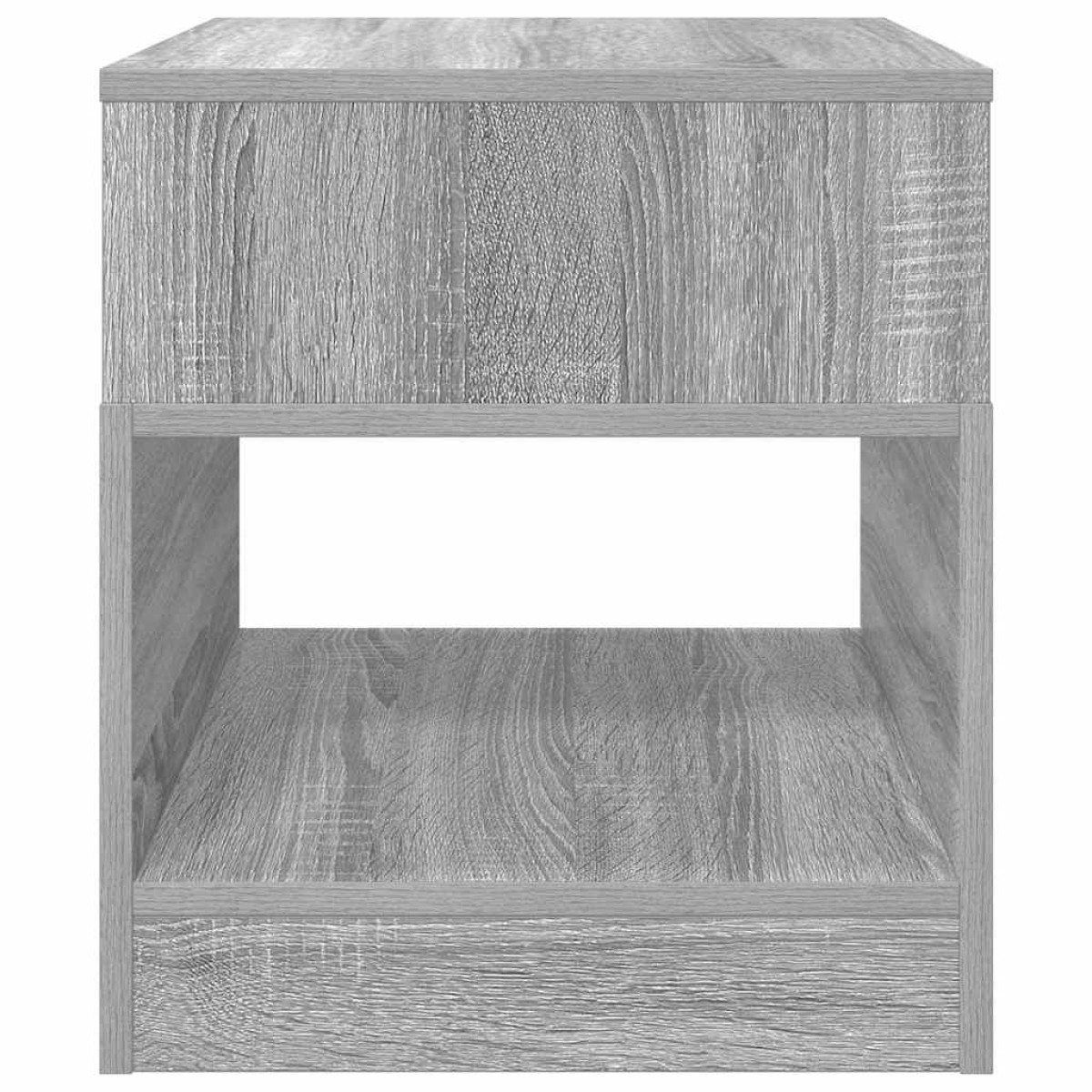 vidaXL End Table 2 τμχ. Γκρίζο Σονομα 40,5 x 40 x 45 εκ
