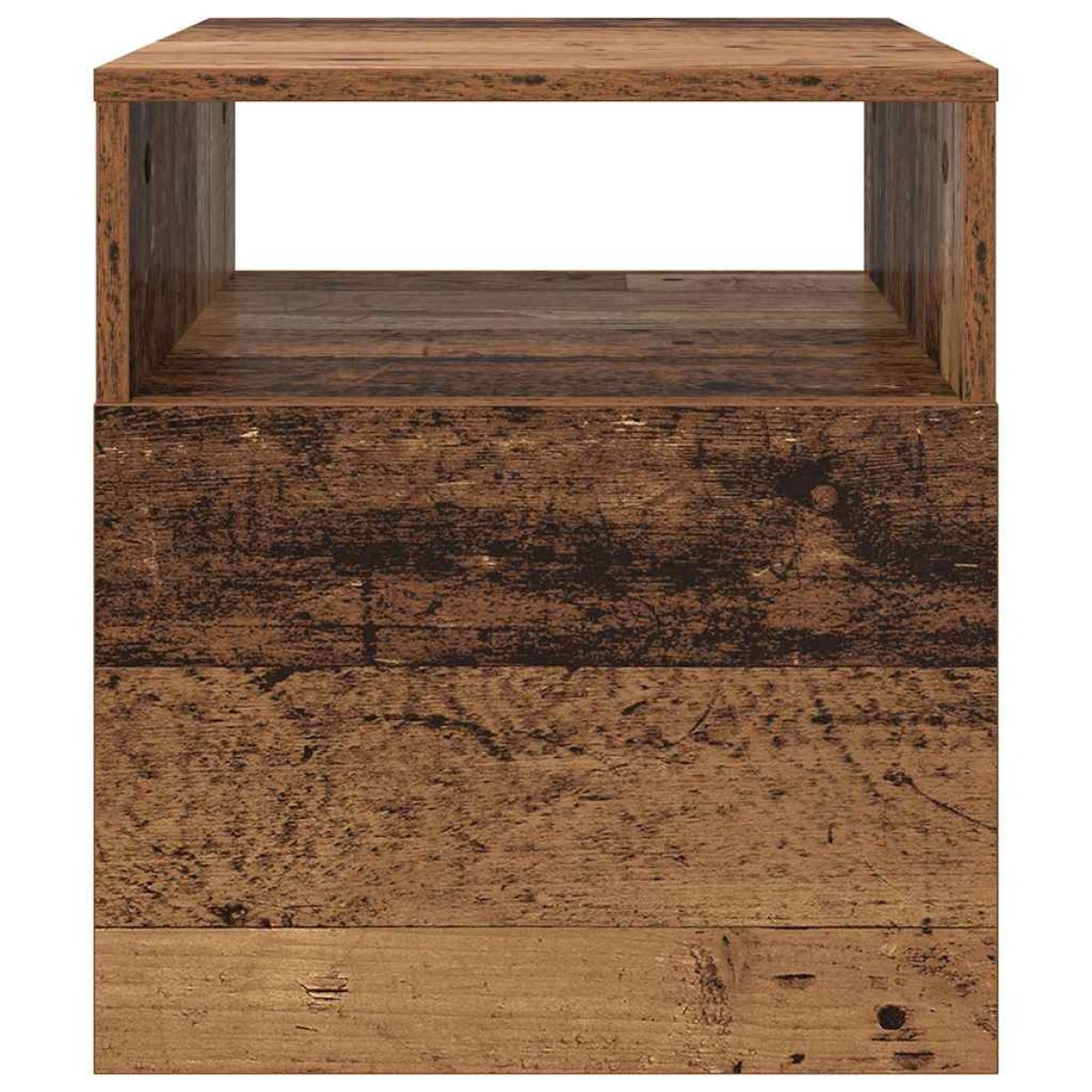 vidaXL End Table Παλιό ξύλο 40,5 x 40 x 45 εκ Επεξεργασμένο Ξύλο