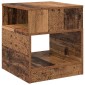 vidaXL End Table Παλιό ξύλο 40,5 x 40 x 45 εκ Επεξεργασμένο Ξύλο