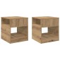 vidaXL End Table 2 τμχ. Artisan Oak 40,5 x 40 x 45 εκ