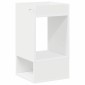 vidaXL End Table Λευκό 30 x 30 x 56 εκ. Επεξεργασμένο Ξύλο