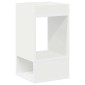 vidaXL End Table 2 τμχ. Λευκό 30 x 30 x 56 εκ. Επεξεργασμένο Ξύλο