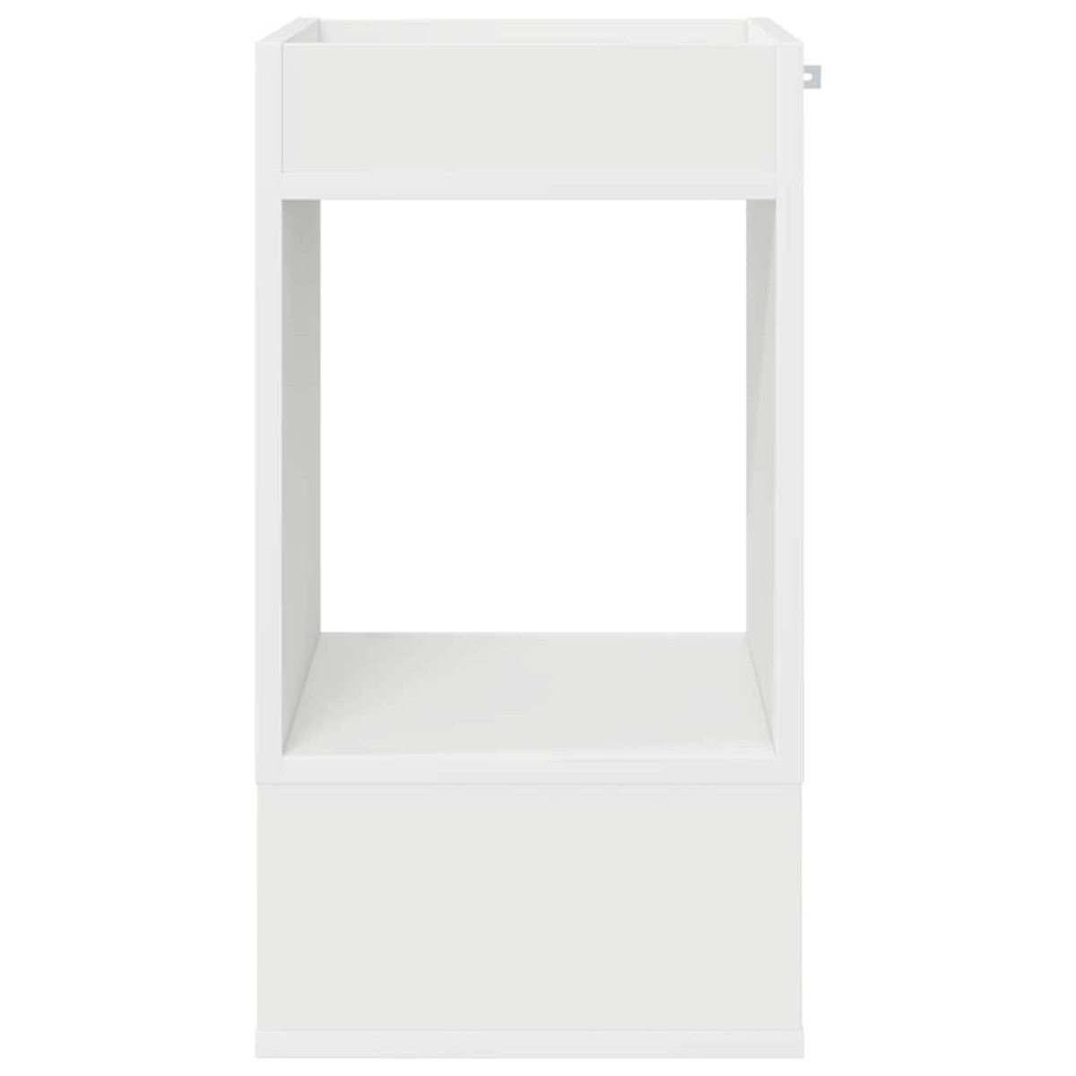 vidaXL End Table 2 τμχ. Λευκό 30 x 30 x 56 εκ. Επεξεργασμένο Ξύλο
