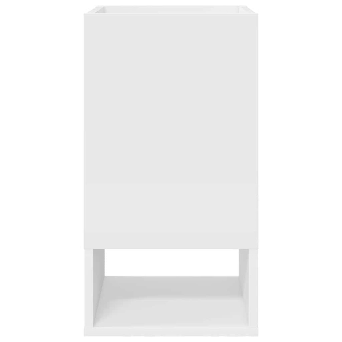 vidaXL End Table 2 τμχ. Λευκό 30 x 30 x 56 εκ. Επεξεργασμένο Ξύλο