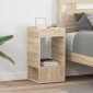 vidaXL End Table 2 τμχ. Δρύς Sonoma 30 x 30 x 56 εκ.