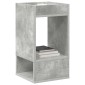 vidaXL End Table Σκυρόδεμα Γκρι 30 x 30 x 56 εκ. Επεξεργασμένο Ξύλο
