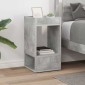 vidaXL End Table Σκυρόδεμα Γκρι 30 x 30 x 56 εκ. Επεξεργασμένο Ξύλο