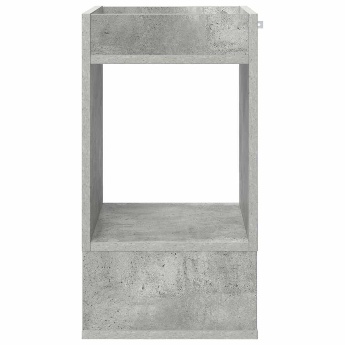 vidaXL End Table Σκυρόδεμα Γκρι 30 x 30 x 56 εκ. Επεξεργασμένο Ξύλο