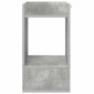 vidaXL End Table 2 τμχ. Σκυρόδεμα Γκρι 30 x 30 x 56 εκ.