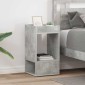 vidaXL End Table 2 τμχ. Σκυρόδεμα Γκρι 30 x 30 x 56 εκ.
