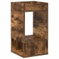 vidaXL End Table Καπνιστό Δρύς 30 x 30 x 56 εκ. Επεξεργασμένο Ξύλο