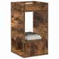 vidaXL End Table Καπνιστό Δρύς 30 x 30 x 56 εκ. Επεξεργασμένο Ξύλο