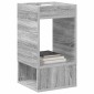 vidaXL End Table Γκρίζο Σονομα 30 x 30 x 56 εκ. Επεξεργασμένο Ξύλο