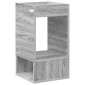 vidaXL End Table Γκρίζο Σονομα 30 x 30 x 56 εκ. Επεξεργασμένο Ξύλο