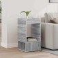vidaXL End Table Γκρίζο Σονομα 30 x 30 x 56 εκ. Επεξεργασμένο Ξύλο