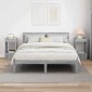 vidaXL End Table 2 τμχ. Γκρίζο Σονομα 30 x 30 x 56 εκ.
