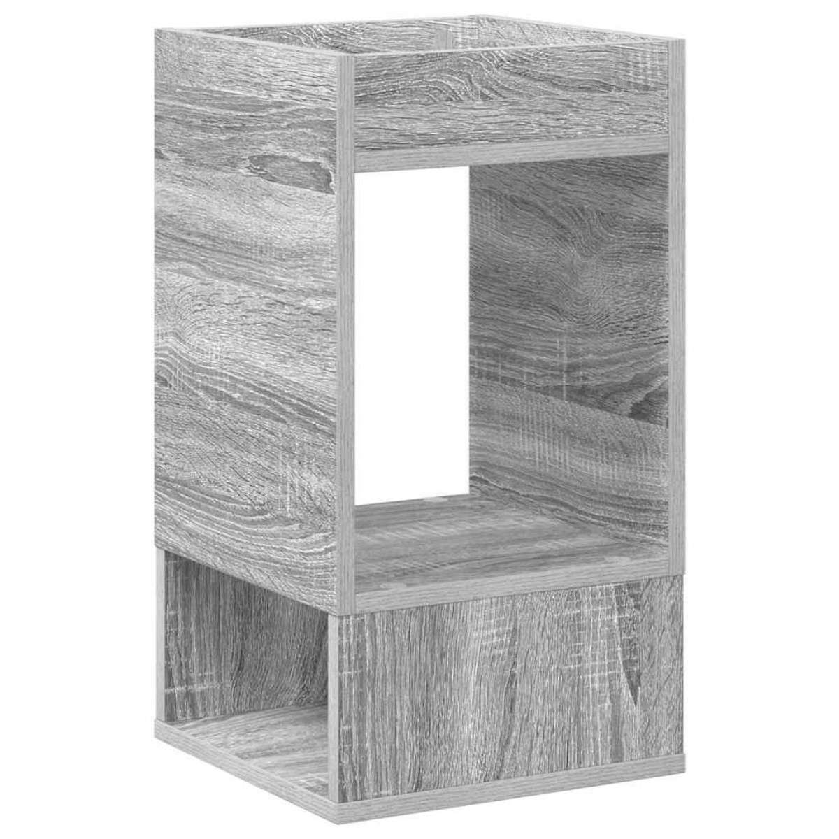 vidaXL End Table 2 τμχ. Γκρίζο Σονομα 30 x 30 x 56 εκ.