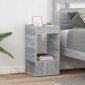 vidaXL End Table 2 τμχ. Γκρίζο Σονομα 30 x 30 x 56 εκ.