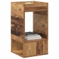 vidaXL End Table 2 τμχ. Παλιό ξύλο 30 x 30 x 56 εκ. Επεξεργασμένο Ξύλο