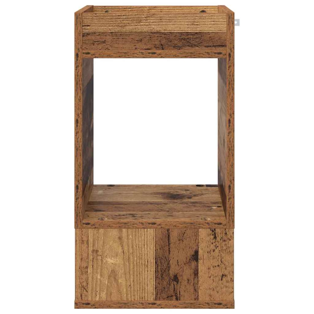 vidaXL End Table 2 τμχ. Παλιό ξύλο 30 x 30 x 56 εκ. Επεξεργασμένο Ξύλο