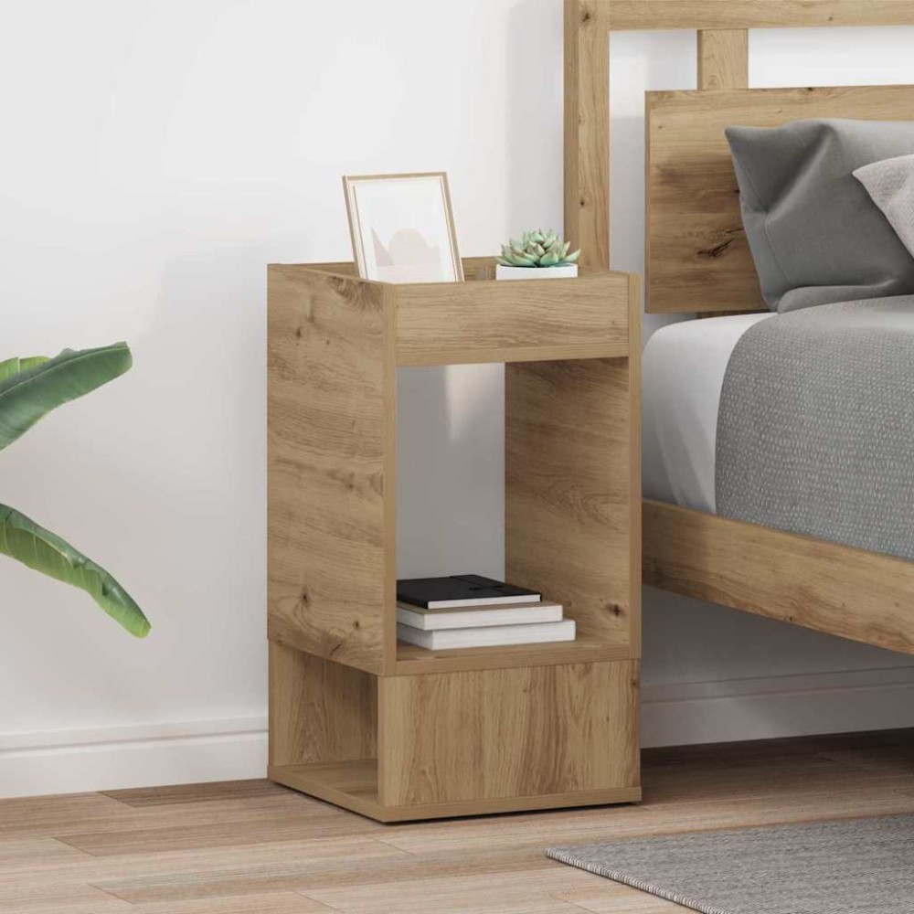 vidaXL End Table 2 τμχ. Artisan Oak 30 x 30 x 56 εκ.