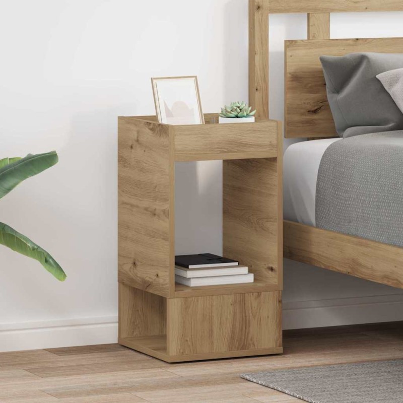 vidaXL End Table 2 τμχ. Artisan Oak 30 x 30 x 56 εκ.