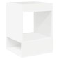 vidaXL End Table Λευκό 40 x 40 x 56 εκ. Επεξεργασμένο Ξύλο
