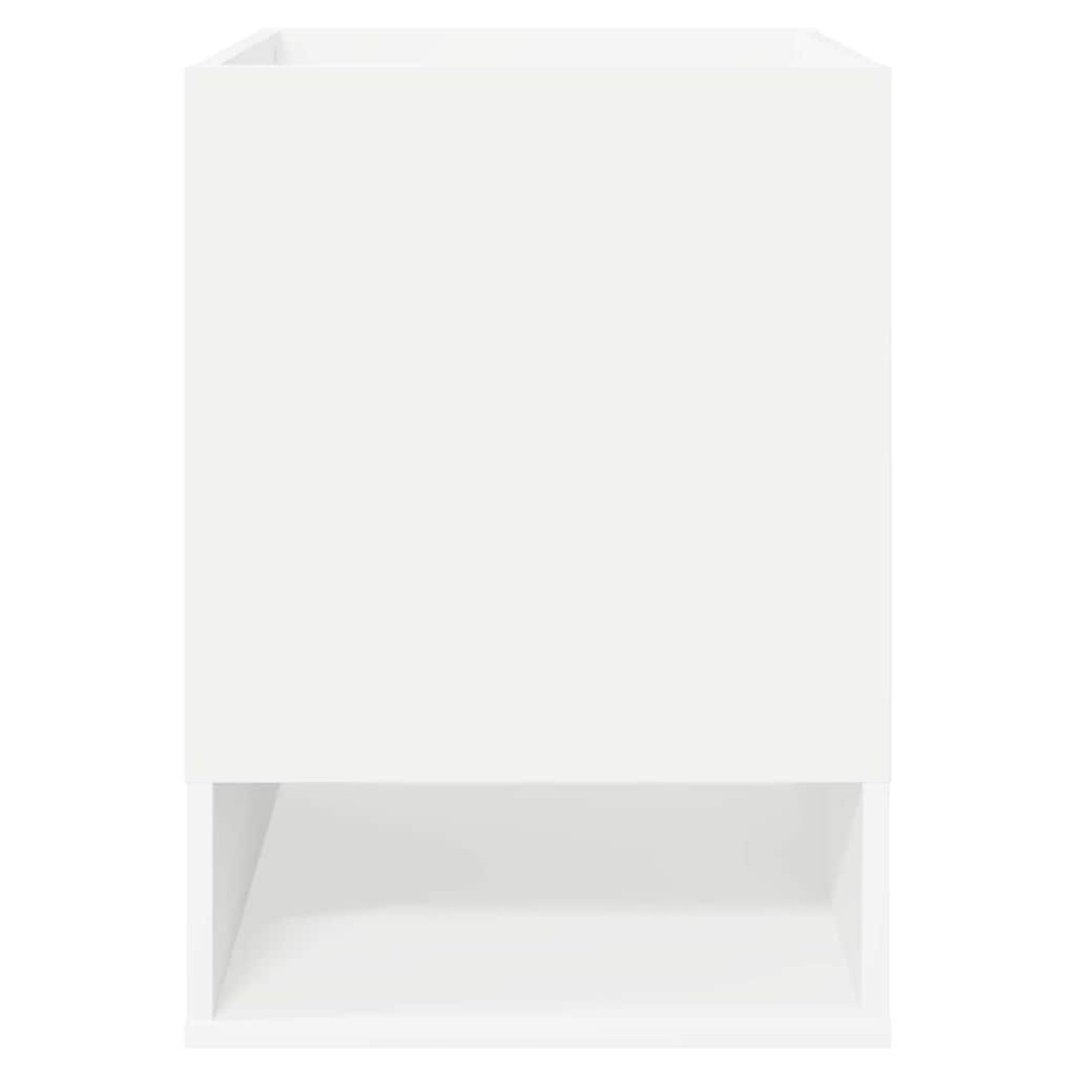 vidaXL End Table Λευκό 40 x 40 x 56 εκ. Επεξεργασμένο Ξύλο