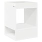 vidaXL End Table Λευκό 40 x 40 x 56 εκ. Επεξεργασμένο Ξύλο