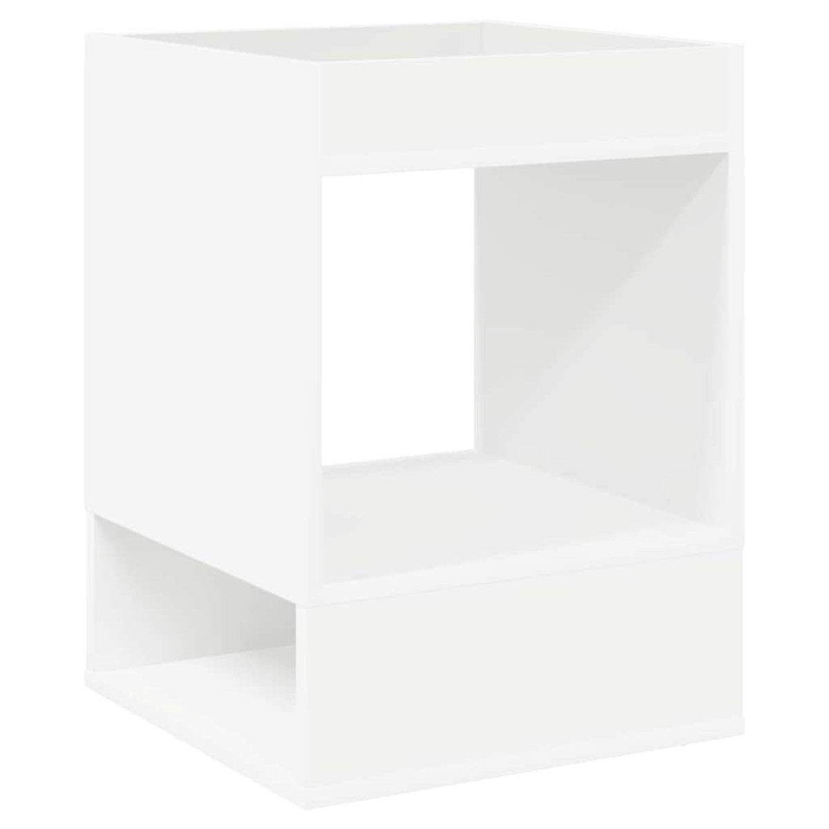 vidaXL End Table 2 τμχ. Λευκό 40 x 40 x 56 εκ. Επεξεργασμένο Ξύλο