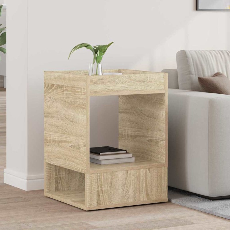 vidaXL End Table Δρύς Sonoma 40 x 40 x 56 εκ. Επεξεργασμένο Ξύλο