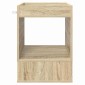 vidaXL End Table 2 τμχ. Δρύς Sonoma 40 x 40 x 56 εκ.